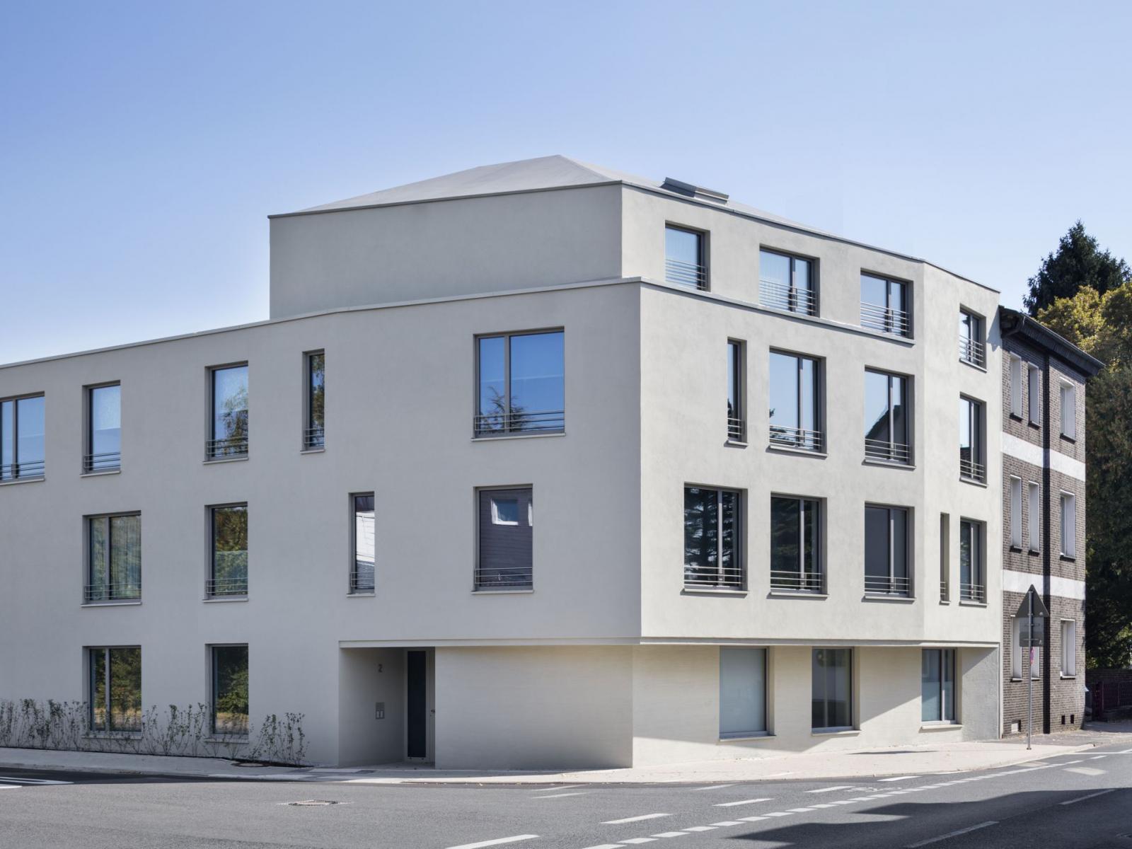Rollstuhlgerechtes Wohnen Feuerwehrhaus Fassadenecke